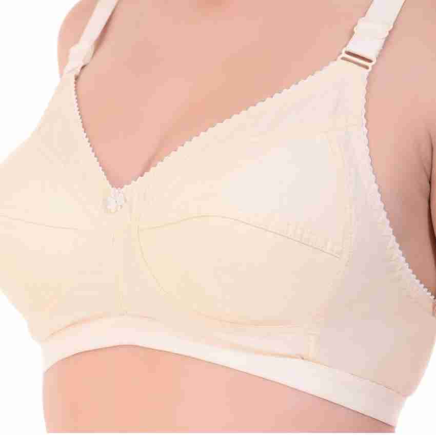 Buy Libra Fashion Women's Cotton Padded Bra (Beige) Size: 34C at