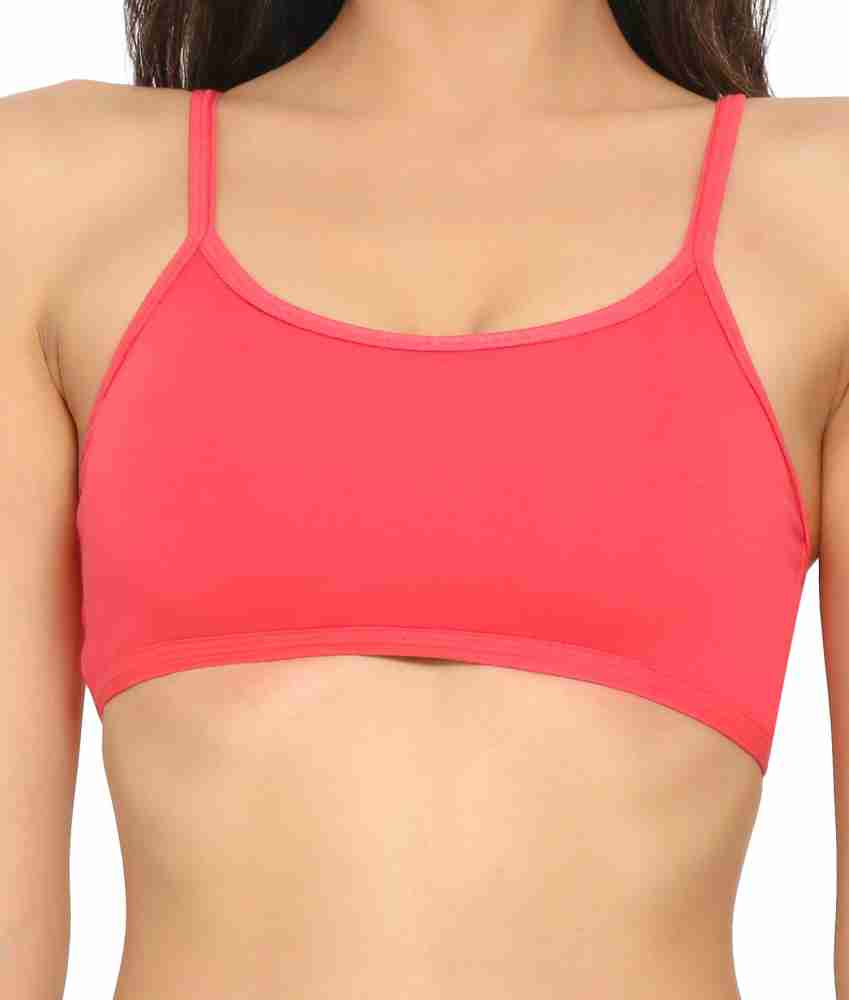 Cotton Blend Push-Up Comfortable bra for daily use, Gajri, Plain