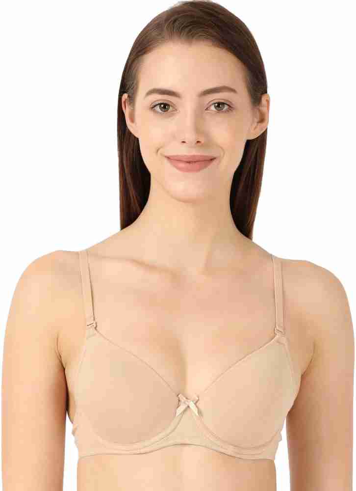 Amante Women T-Shirt Heavily Padded Bra - Buy Nude Amante Women T-Shirt  Heavily Padded Bra Online at Best Prices in India