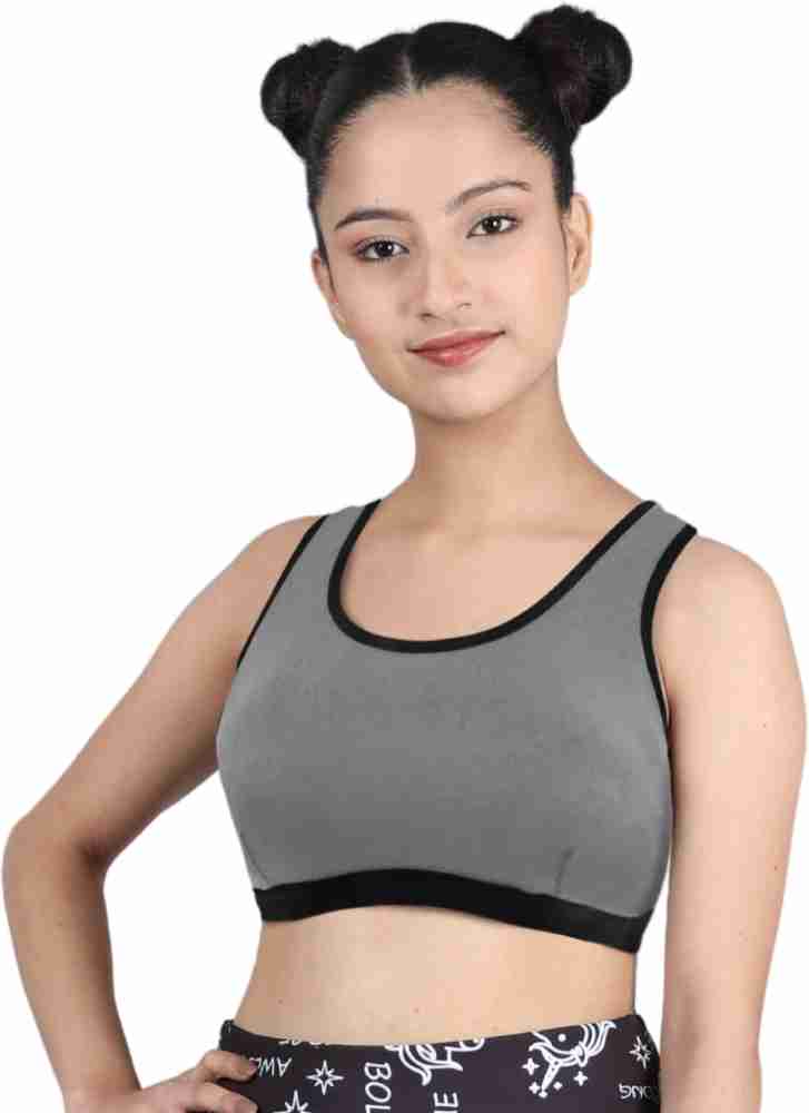 Dchica Regular Broad Strap Bra for Girls Non-Wired Gym Workout Girls Sports  Non Padded Bra - Buy Dchica Regular Broad Strap Bra for Girls Non-Wired Gym  Workout Girls Sports Non Padded Bra