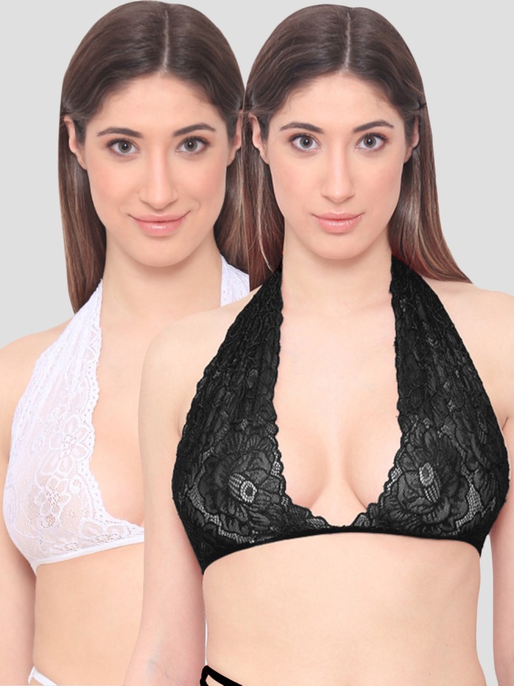 Floral Lace Non Padded Bras 2 Pack, Lingerie
