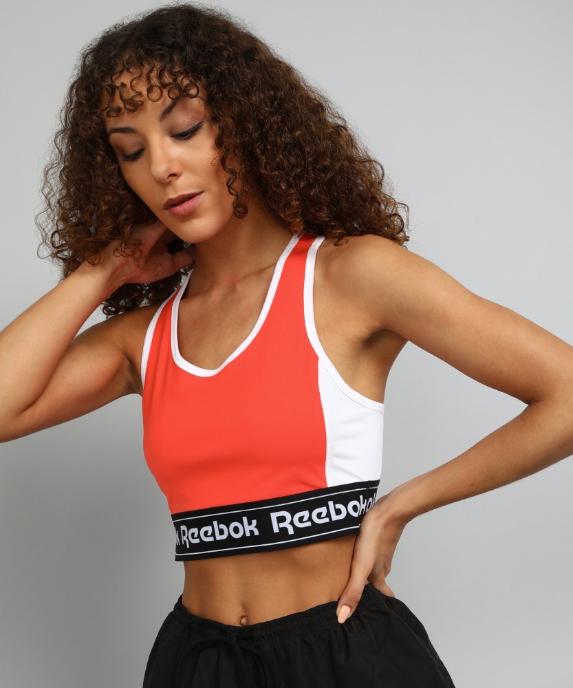 Reebok Women's Big Logo Racerback Sports Bra