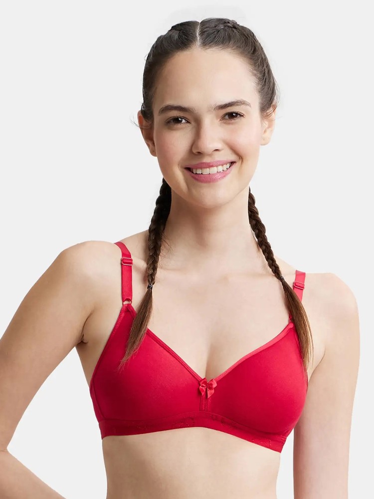 JOCKEY 1581 Women Bralette Non Padded Bra - Buy Red Love JOCKEY 1581 Women  Bralette Non Padded Bra Online at Best Prices in India