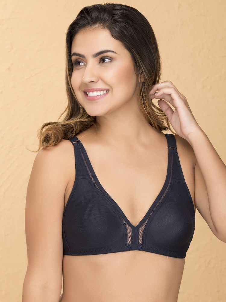 Buy online Black Solid Regular Bra from lingerie for Women by Groversons  Paris Beauty for ₹399 at 33% off