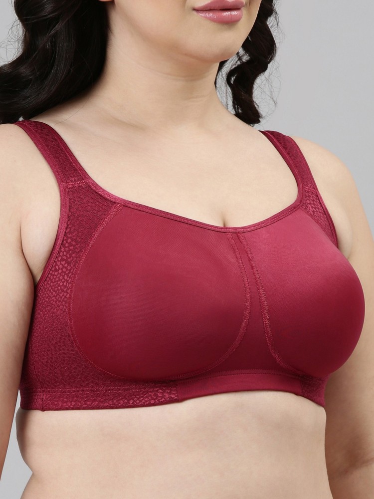 Enamor SB16 Low Impact Cotton Sports Bra - Non-Padded Wirefree - Light Pink  XL in Surat at best price by Jockey Surat - Justdial