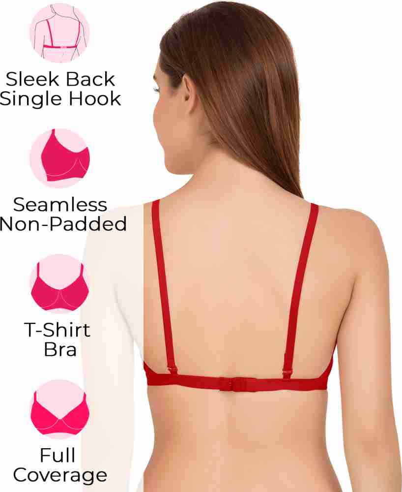 TWEENS Tweens Single Hook Seamless Non-Padded Cotton Rich Full Coverage T-Shirt  Bra Women T-Shirt Non Padded Bra - Buy TWEENS Tweens Single Hook Seamless  Non-Padded Cotton Rich Full Coverage T-Shirt Bra Women