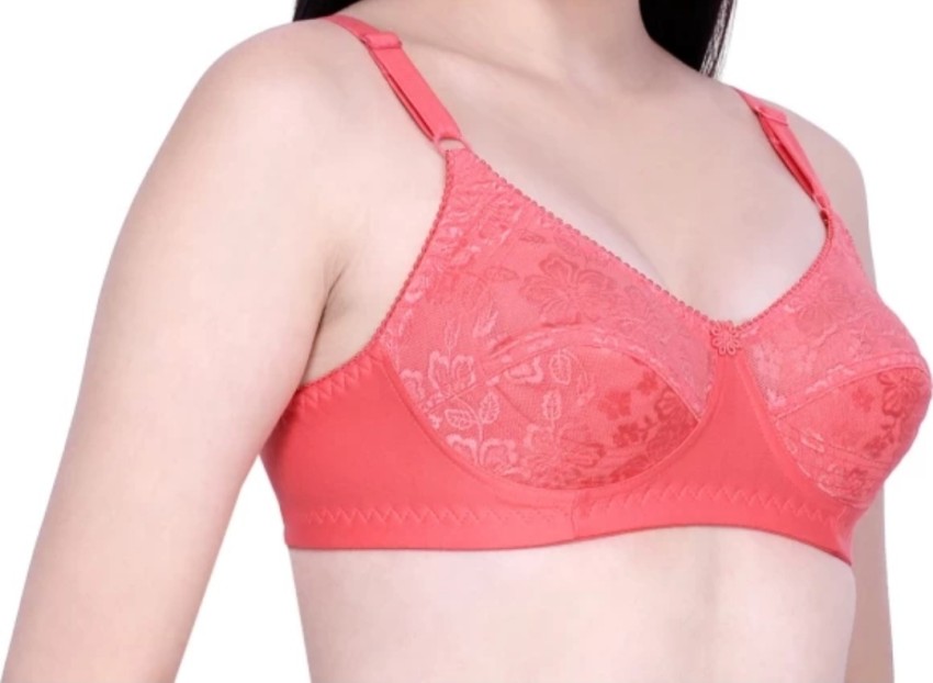 New loveye Women Full Coverage Non Padded Net design Bra(Dark pink) Women  Full Coverage Non Padded Bra - Buy New loveye Women Full Coverage Non  Padded Net design Bra(Dark pink) Women Full