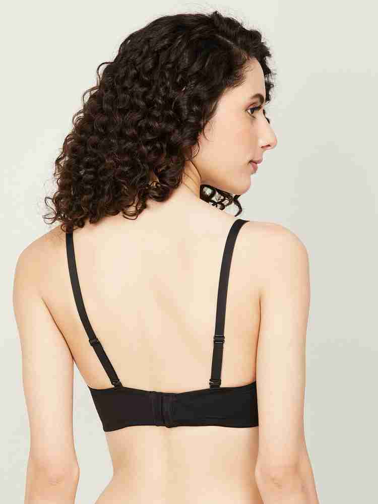 Buy Ginger By Lifestyle Black Lace Underwired Heavily Padded