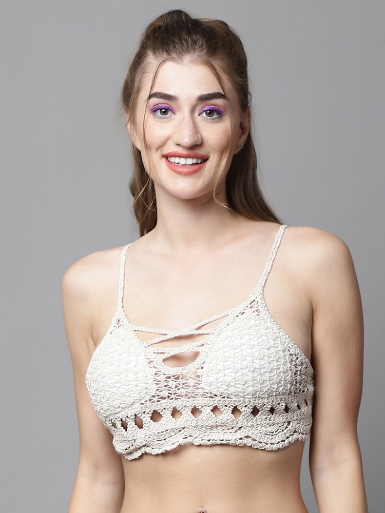 PrettyCat PrettyCat Handmade Cotton Crochet Bralette Bikini top