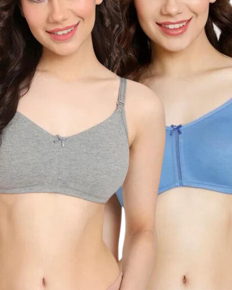 AshleyandAlvis Women's Super Soft Cotton shaper bra, Non-Padded