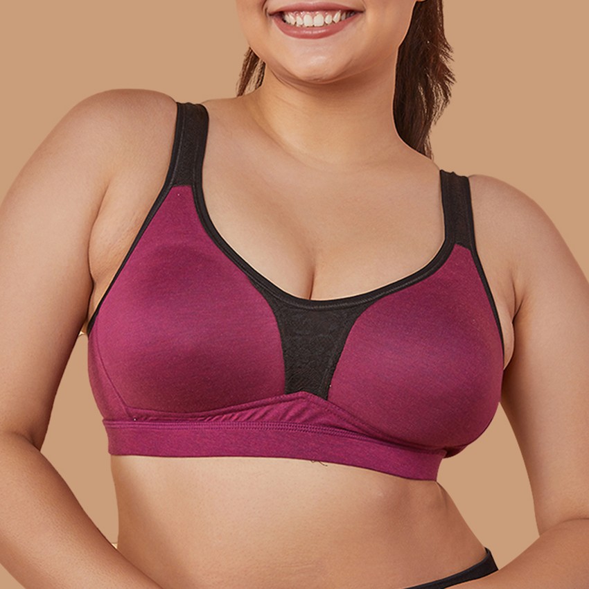 maashie M1101 Non-Padded Non Wired Moulded Cups Everyday Bra, M