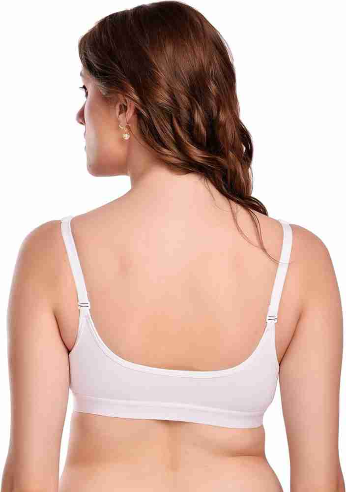Buy VK UNDERGARMENTS Front Hook Open Bra for Women in Plus Size-30 to 50  Number-White-Pack of 2 Women Everyday Non Padded Bra Online at Best Prices  in India