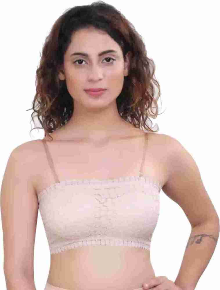 66% OFF on TRENDZINO by ?ActiveWear Active Base Bra Layer Bandeau Seamless  Tube Top Women Tube Lightly Padded Bra(Pink) on Flipkart