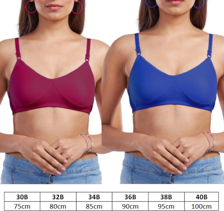 Poomex Branded Trendy Bra for Women's & Girls/ Bra for Women's - Pack of 4  (Random Colors)