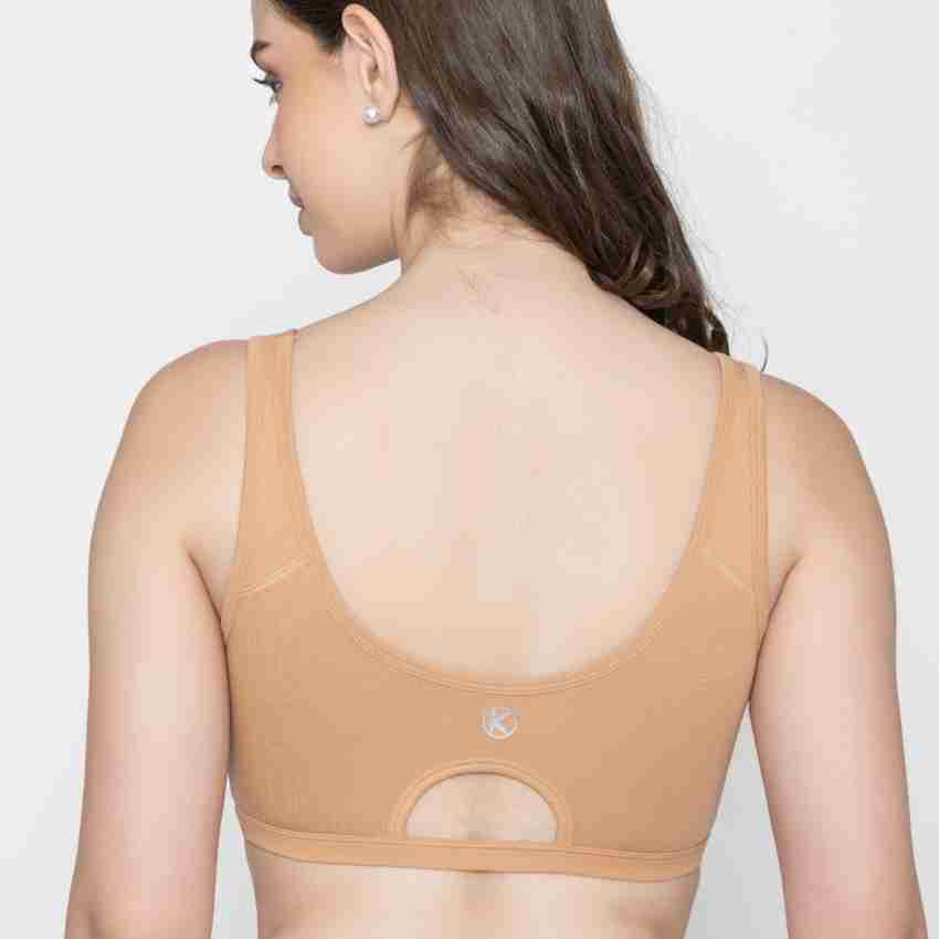 Medium impact padded sports bra pack of 2, Buy online India