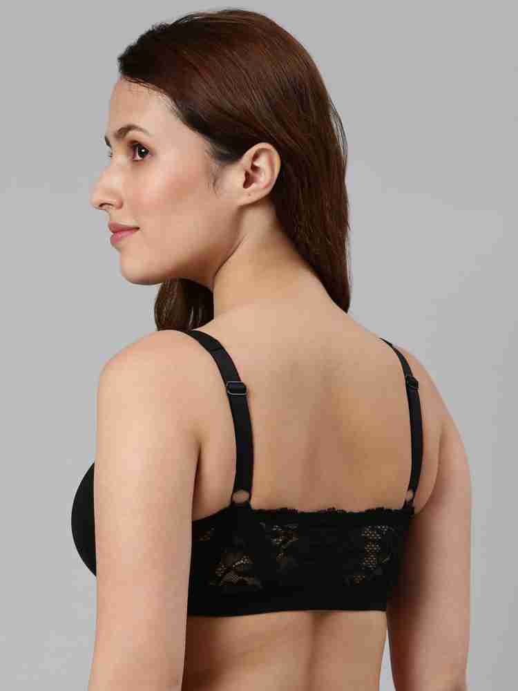 Enamor - This shaper lace bra is the everyday guilt-free pampering the  doctor prescribed. Non-padded, wirefree and with a side shaper panel that  loves flattering your silhouette, this bra is your secret