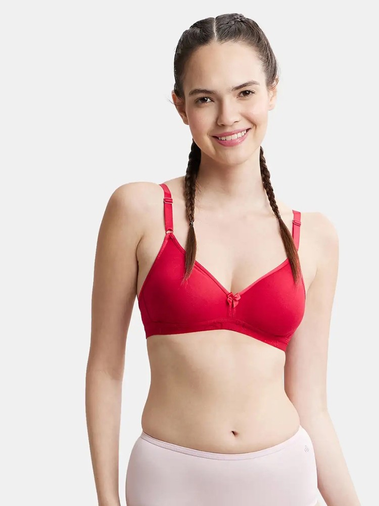 JOCKEY 1581 Women Bralette Non Padded Bra - Buy Red Love JOCKEY 1581 Women  Bralette Non Padded Bra Online at Best Prices in India