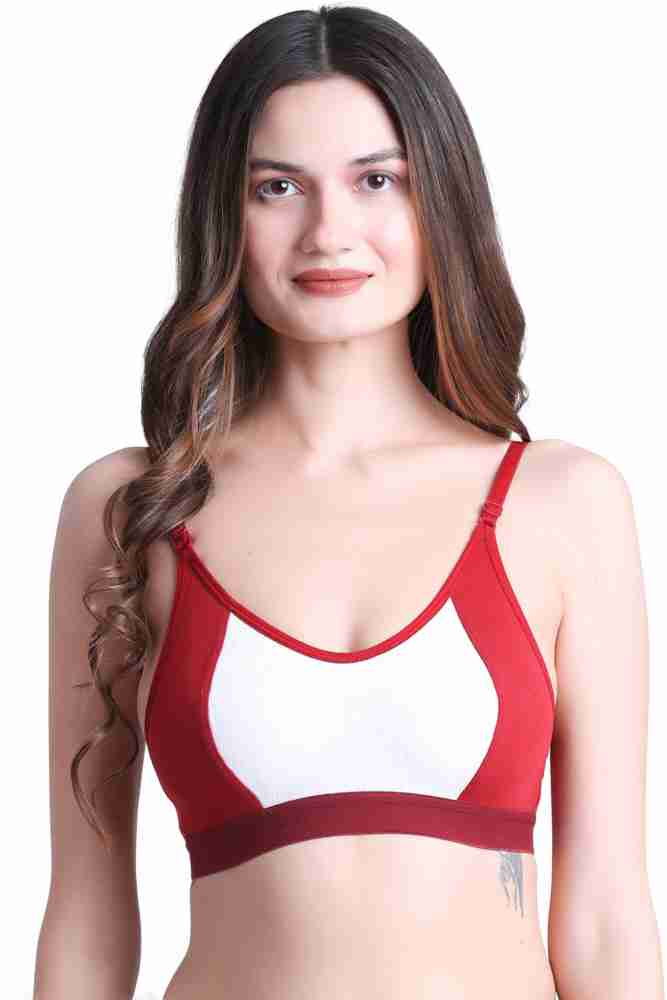 SNIPPERS SHARK SPORTS_38_ MAROON Women Full Coverage Non Padded Bra - Buy  SNIPPERS SHARK SPORTS_38_ MAROON Women Full Coverage Non Padded Bra Online  at Best Prices in India