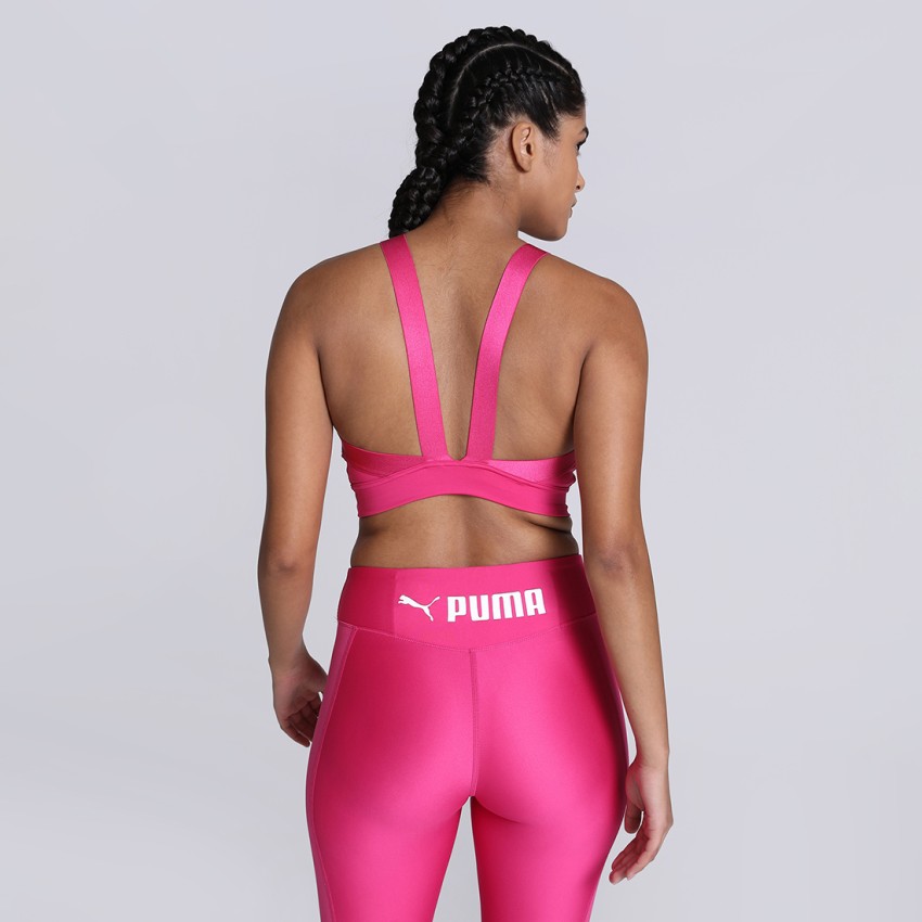 Buy Puma Mid Impact Flawless Sports Bras Women Pink online
