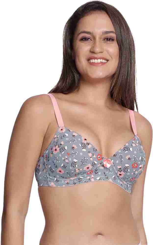 Buy Shyaway Taabu Full Coverage Wirefree Casual Padded Bra- Multi-Color  (Pack of 3) online