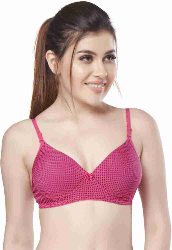 Buy BELVINO Women Seamless Soft Padded Wire Free Full Coverage Bra b Cup 30  Cream at