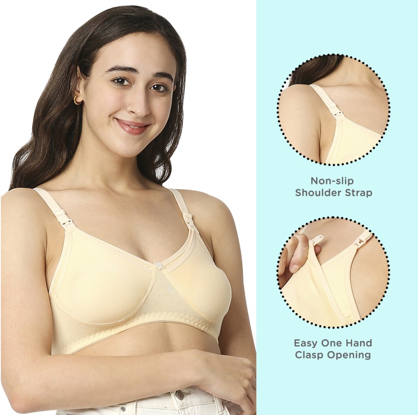 MeeMee Women Maternity/Nursing Non Padded Bra - Buy MeeMee Women Maternity/ Nursing Non Padded Bra Online at Best Prices in India