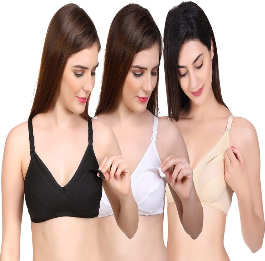 Natural Creation jsk- feeding bra- M6 Women Full Coverage Non Padded Bra -  Buy Natural Creation jsk- feeding bra- M6 Women Full Coverage Non Padded Bra  Online at Best Prices in India