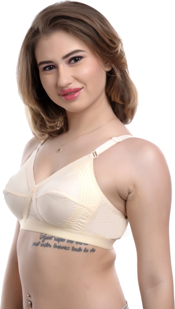 Full Coverage Non Padded Cotton Bra C Cup For Girls and Women