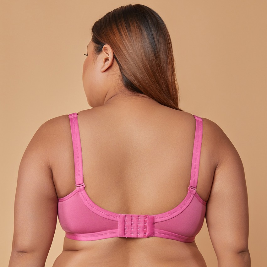 maashie M4408 Cotton Non-Padded Non-Wired Everyday Bra, Blush 40D