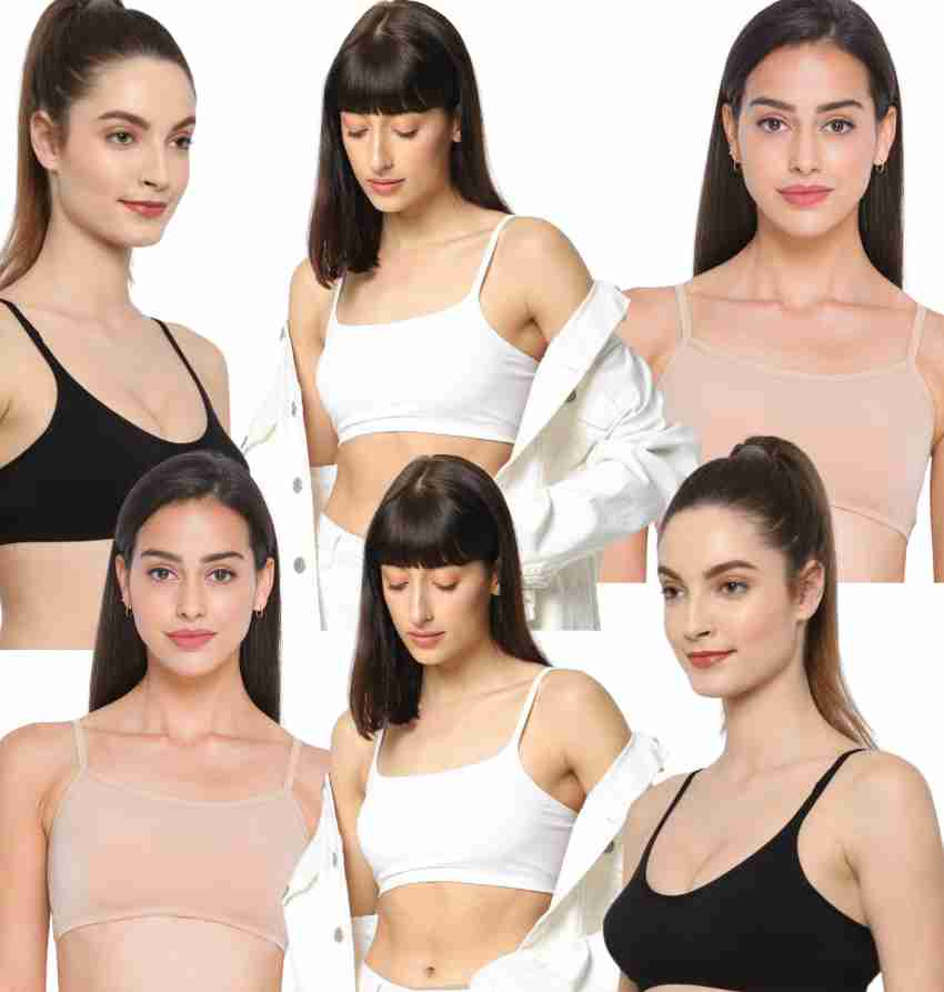 SOLTOX beginner bra pack of 6 Girls Training/Beginners Non Padded Bra - Buy  SOLTOX beginner bra pack of 6 Girls Training/Beginners Non Padded Bra  Online at Best Prices in India