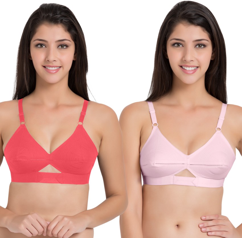 Centra Centre-Fit 100% Cotton with Cotton Straps Non-Padded Full Coverage  Bra