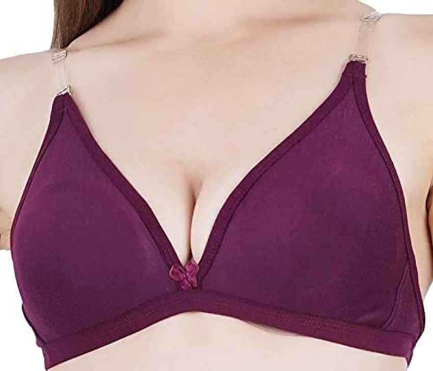 TK products Backless Bra with Transparent Straps Fancy Bra(COLOUR MAY VARY)  Women Push-up Non Padded Bra - Buy TK products Backless Bra with Transparent  Straps Fancy Bra(COLOUR MAY VARY) Women Push-up Non