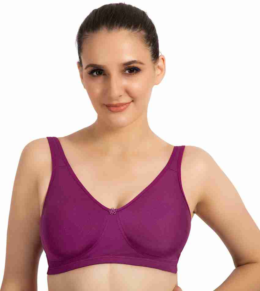 Trylo Women T-Shirt Non Padded Bra (Beige) Style Code - Rozi Fabric Pure -  Cotton Suitable For - Western Wear Ideal For - Women Occasion - Casual  Seam