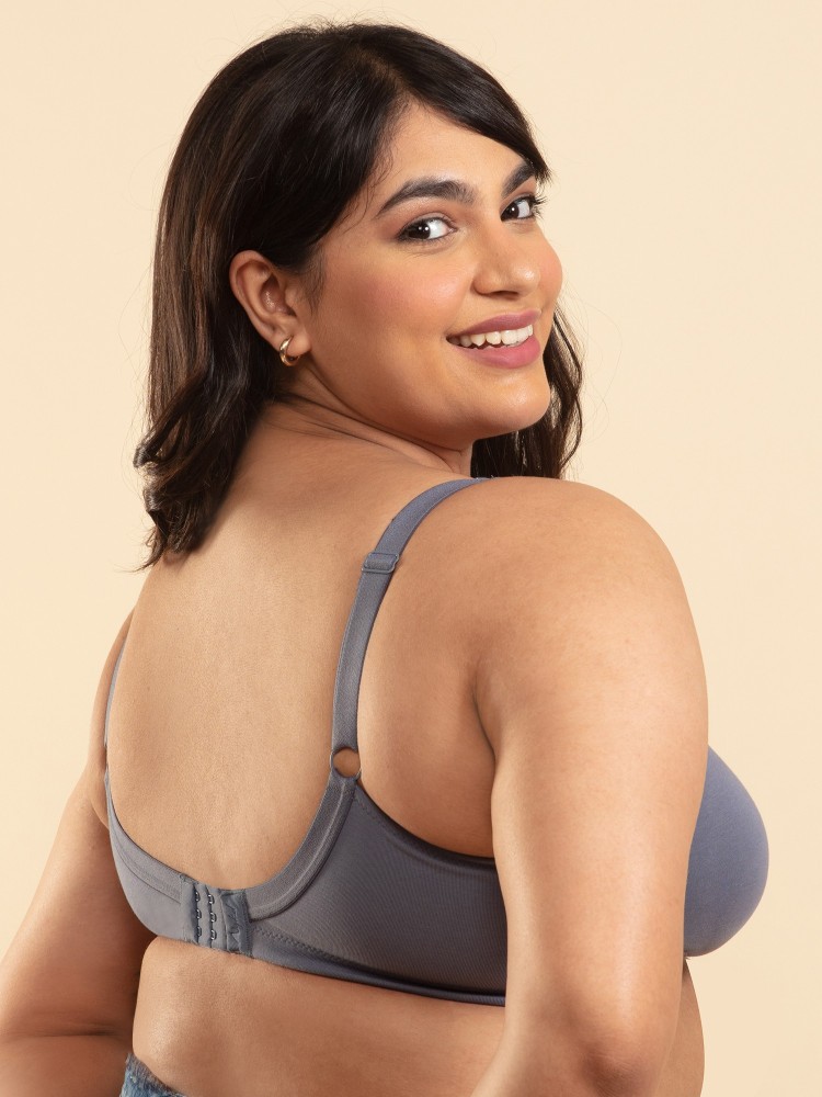 NYKD by Nykaa Flawless Me Breast Separator Rich Cotton Bra - Non Padded,  Wireless, Full Coverage - N 
