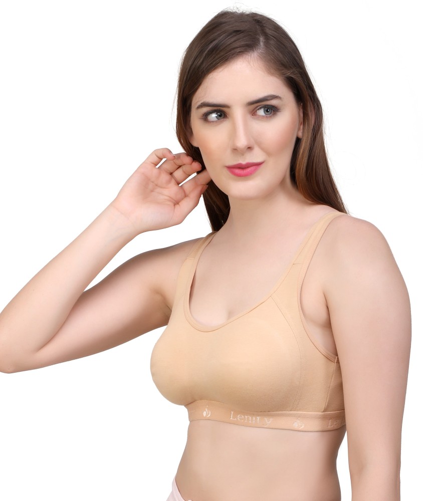 Buy womens/girls non padded Sports wirefree Bra (Pack of 6) multicolor  Online In India At Discounted Prices