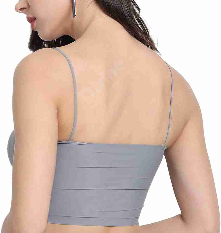 ActrovaX Camisole Spaghetti T-Shirt Bra Top Women Cami Bra Lightly Padded  Bra - Buy ActrovaX Camisole Spaghetti T-Shirt Bra Top Women Cami Bra  Lightly Padded Bra Online at Best Prices in India