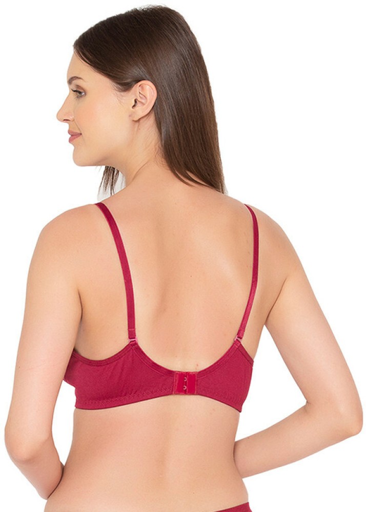 Buy Groversons Paris Beauty Women's Seamless Non-Padded, Non-Wired Bra  (BR003-HOT-PINK-30B) at