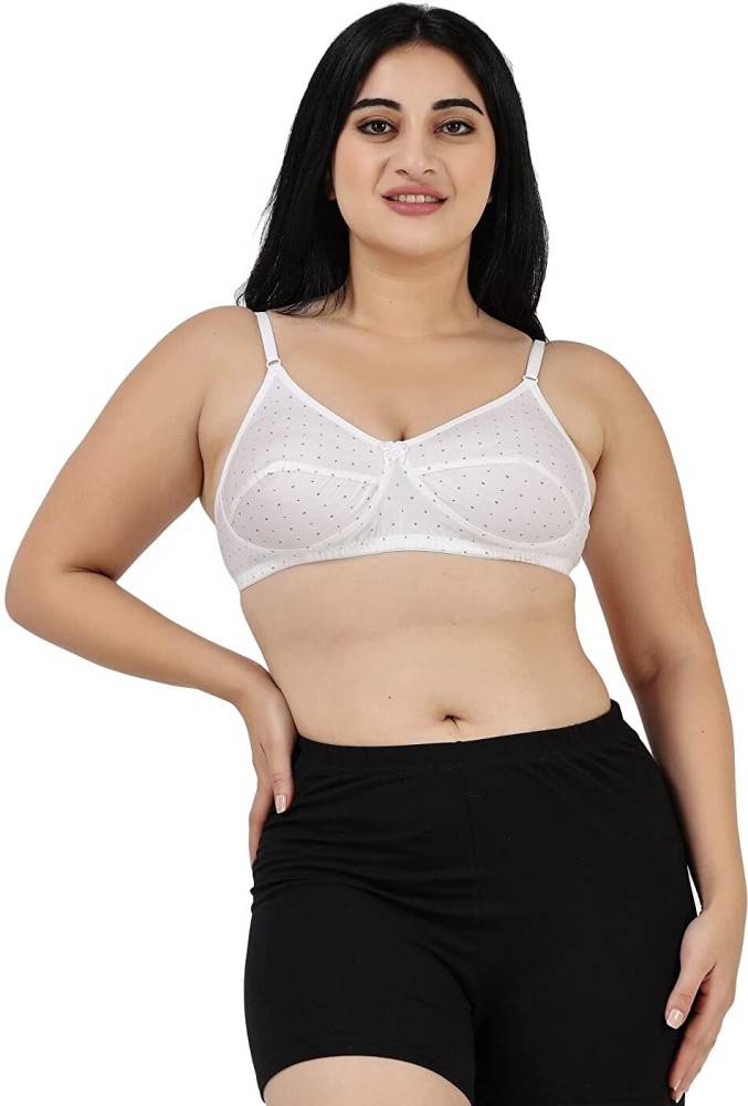 Buy Loving Care Women Full Coverage Non Padded Bra (30B, Black) at