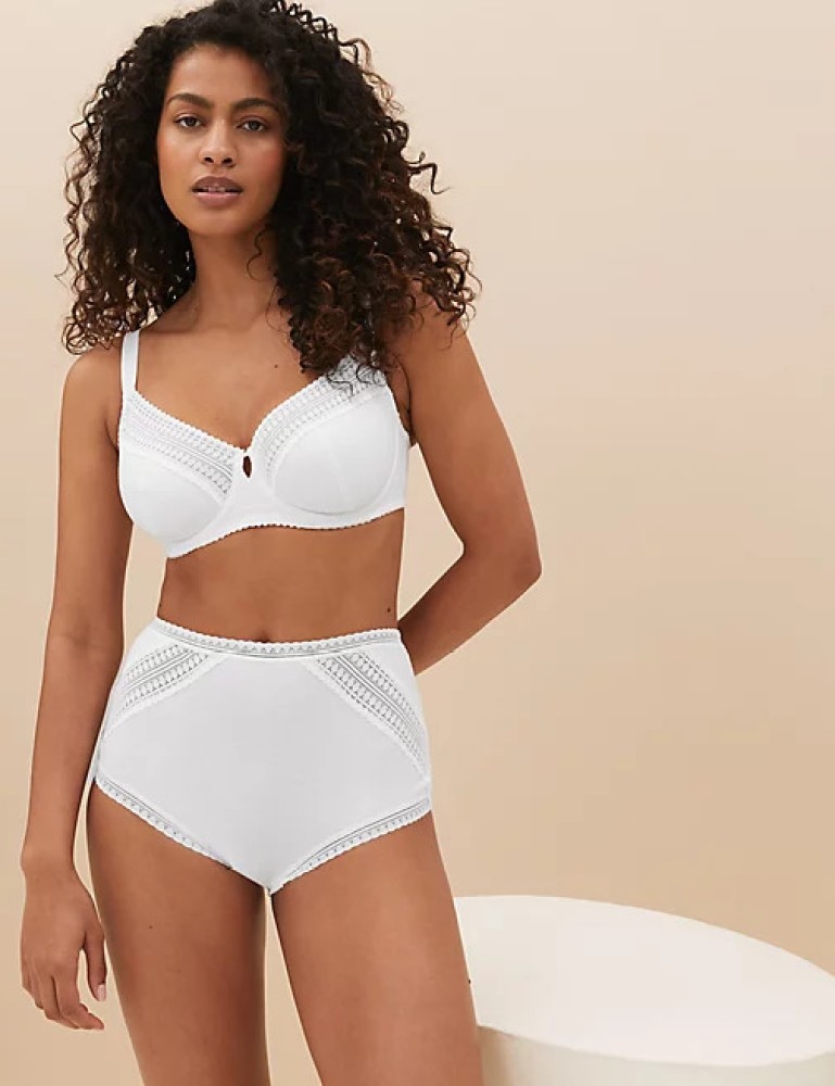 MARKS & SPENCER Anise Lace Wired Balcony Bra A-E T332336WHITE (36C) Women  Everyday Non Padded Bra - Buy MARKS & SPENCER Anise Lace Wired Balcony Bra  A-E T332336WHITE (36C) Women Everyday Non
