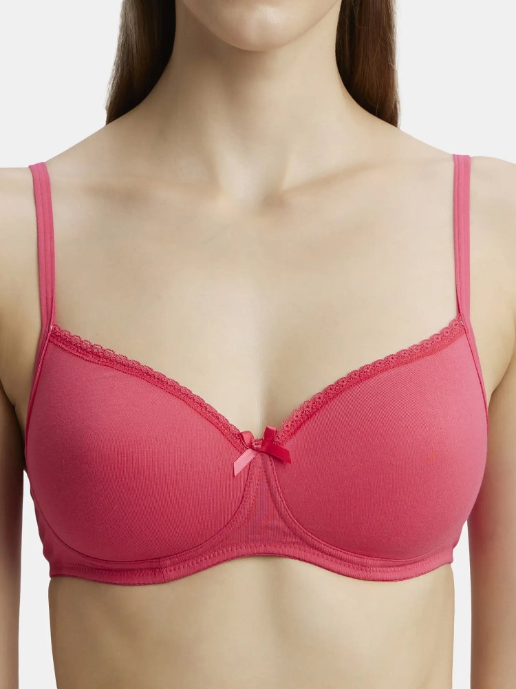 JOCKEY 1723 Women Bralette Lightly Padded Bra - Buy Peach Blossom JOCKEY  1723 Women Bralette Lightly Padded Bra Online at Best Prices in India