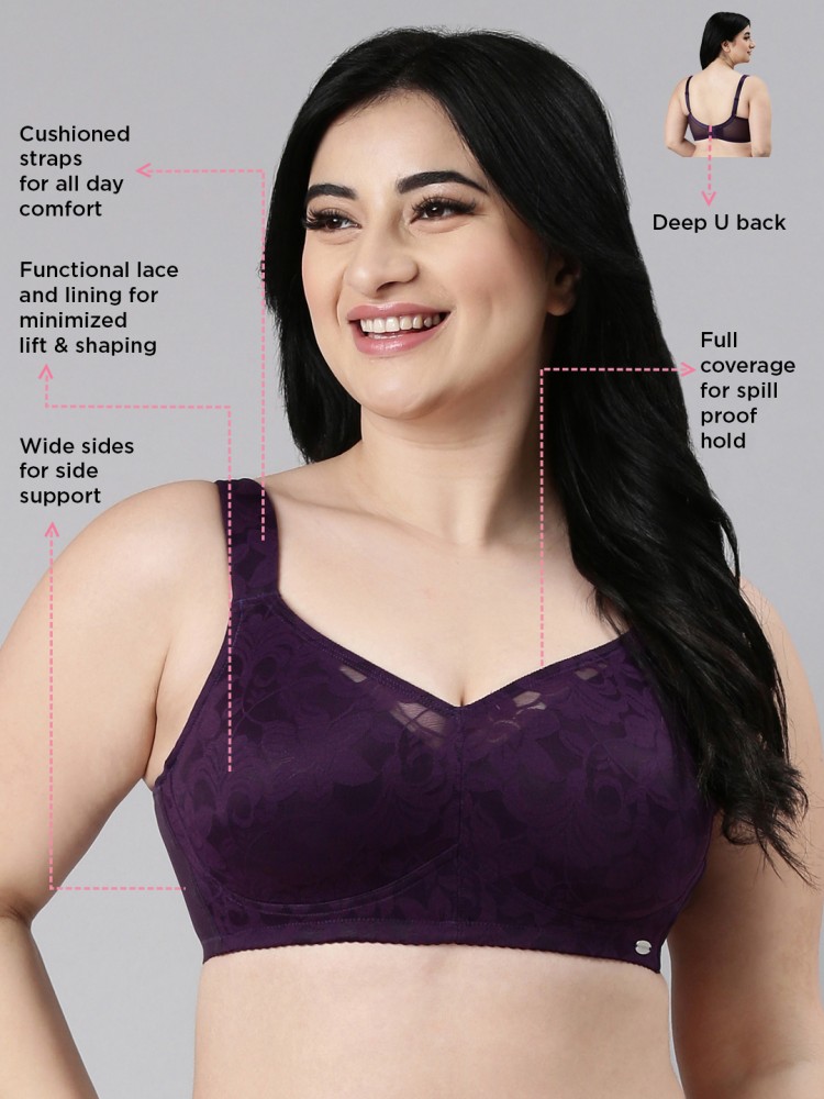 Enamor Women's Full Coverage Smooth Super Lift Bra – Online Shopping site  in India