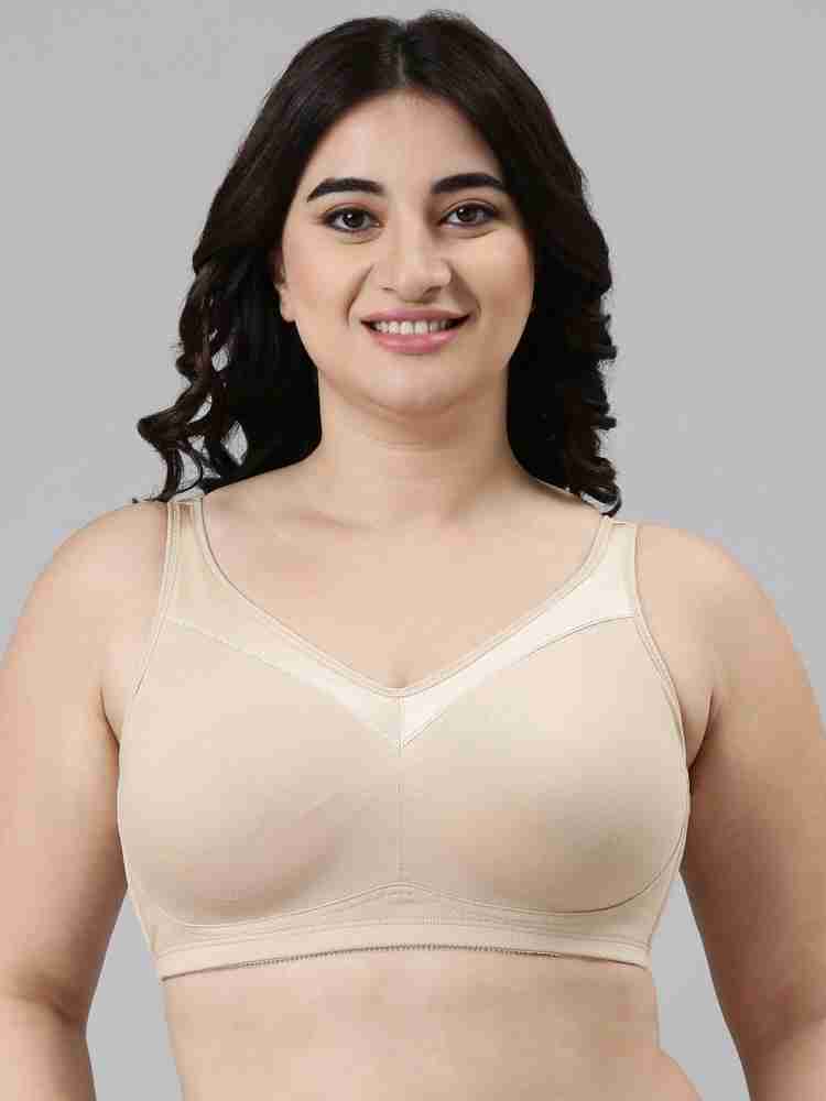 Enamor A112-Wirefree Full Support Daily Wear Cotton Minimizer Women T-Shirt  Non Padded Bra - Buy Enamor A112-Wirefree Full Support Daily Wear Cotton  Minimizer Women T-Shirt Non Padded Bra Online at Best Prices