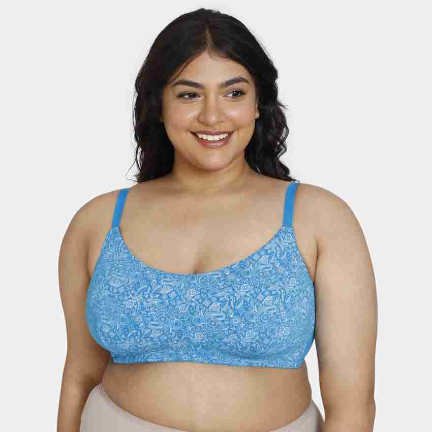 Buy Zivame Sky Blue Non-wired Non-padded Maternity Bra for Women