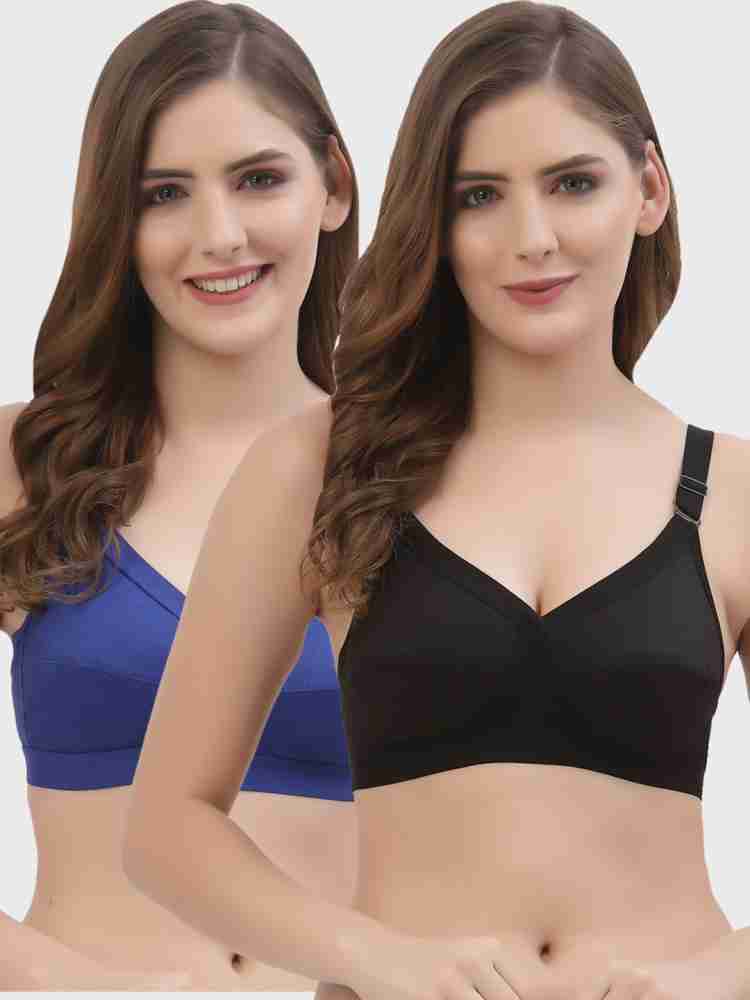 Buy Floret Full Cup Bra (Cross Fit-Black-30B) at