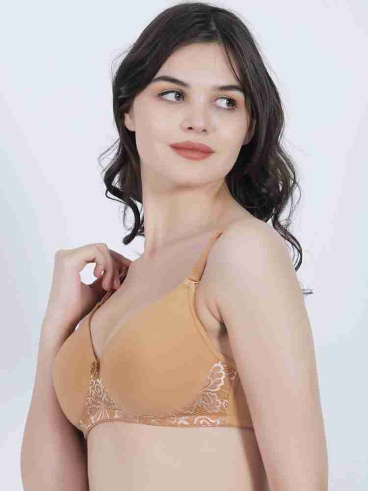 Buy online Beige Net Regular Bra from lingerie for Women by Ladyland for  ₹389 at 61% off