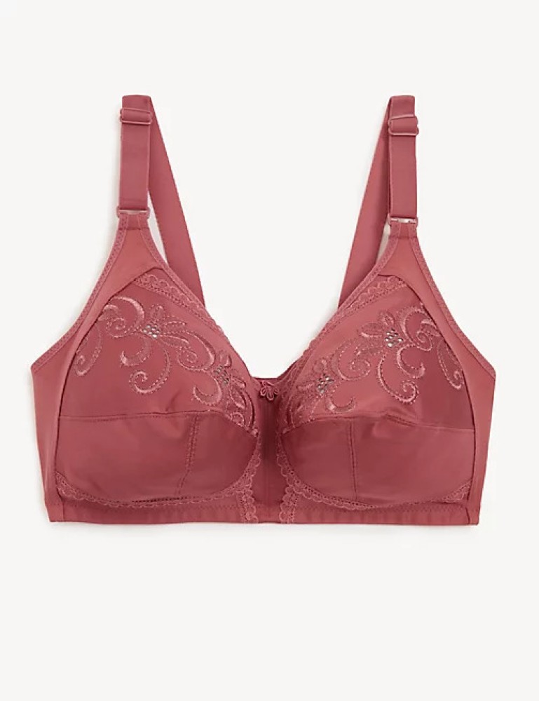 MARKS & SPENCER IBO Emb Total Support T338020XBERRY (44B) Women
