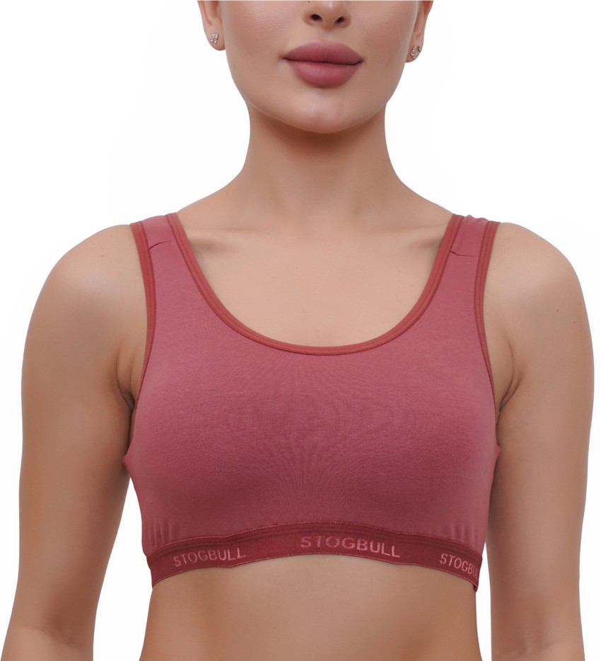 STOGBULL Best Quality Lycra Cotton Sports Bra for Girls and Women