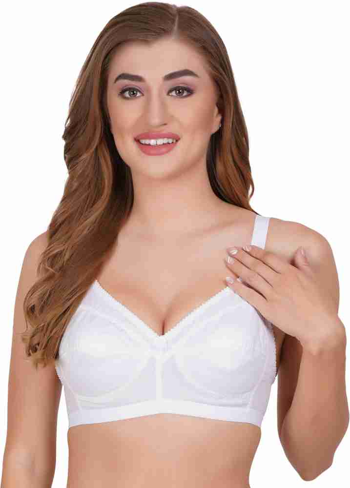 Buy FLOMI Women Full Coverage Non Padded Wire Free Pure Cotton