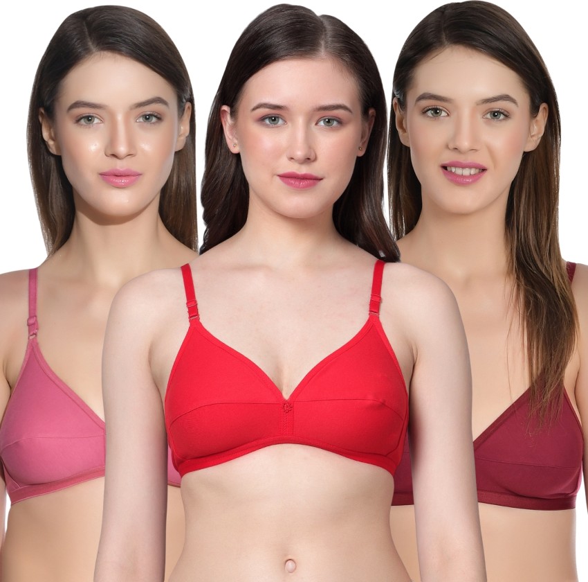 women's cotton non-padded non-wired low-coverage regular-bra –