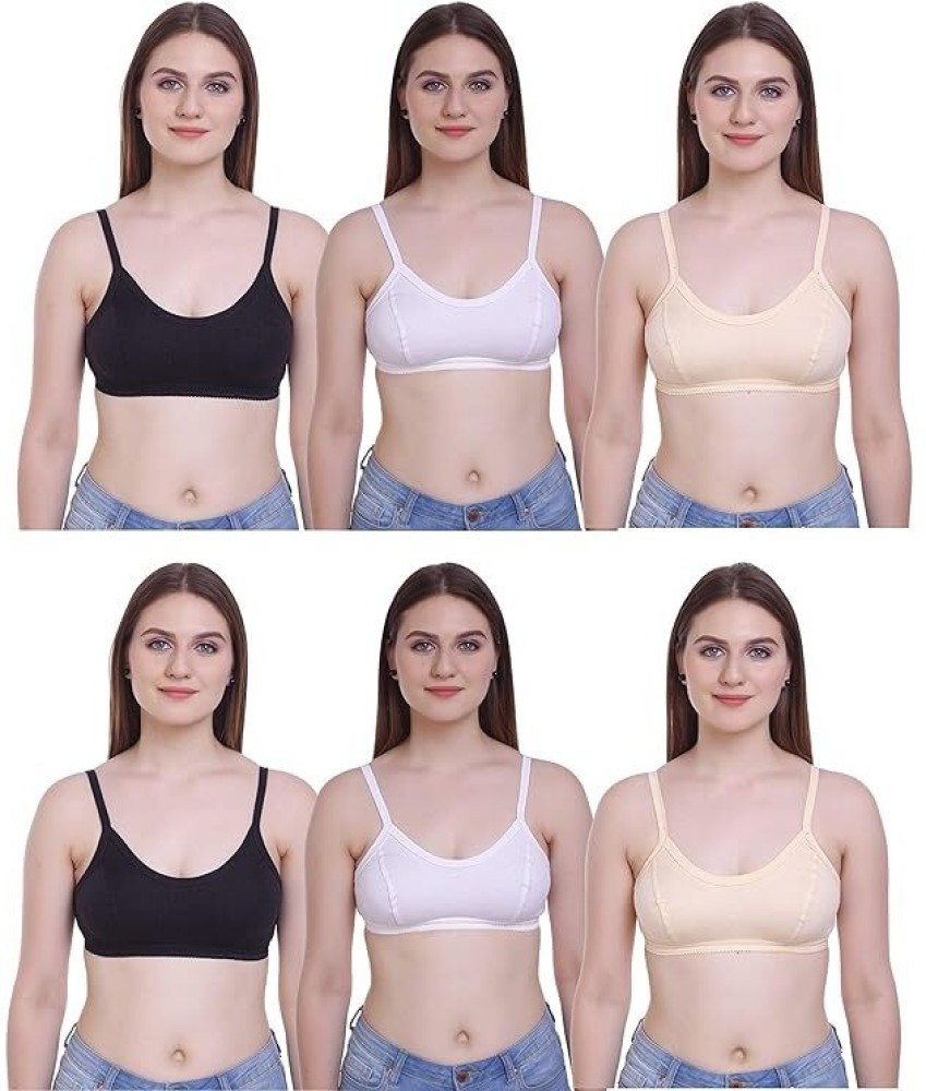 Cotton Full Coverage Non-padded Sports Bra